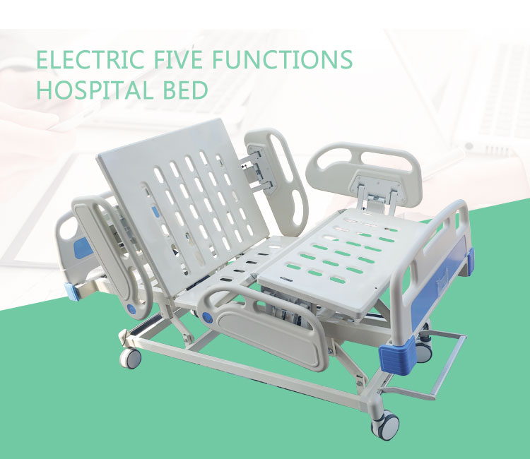 Electric five Functions ICU Hospital bed,electric hospital bed