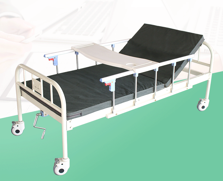 one crank Function Medical Manual Bed For Hospital,Manual hospital bed