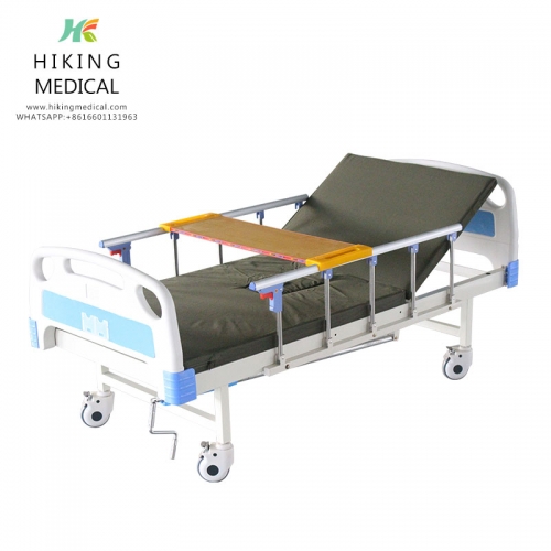 Single Crank Function Medical Manual Bed For Hospital,Manual Hospital Bed